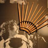 interstellar022 Baguettes de batterie, collection Nick Mason (annes 60-70).